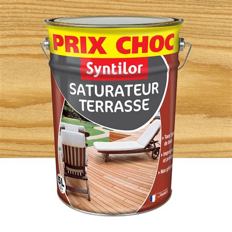 Saturateur Pour Bois Ext Rieur Syntilor Terrasse Prix Choc Incolore Mat