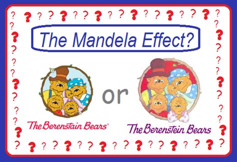 The Berenstain Bears Mandela Effect