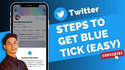 How To Get Blue Tick On Twitter Youtube