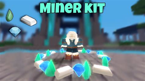 Miner Kit Is The Best Early Game Kit In Roblox Bedwars Solos Youtube