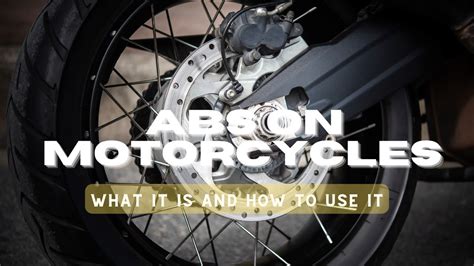 ABS on Motorcycles - What It Is and How to Use It - Motorcycle Accident ...