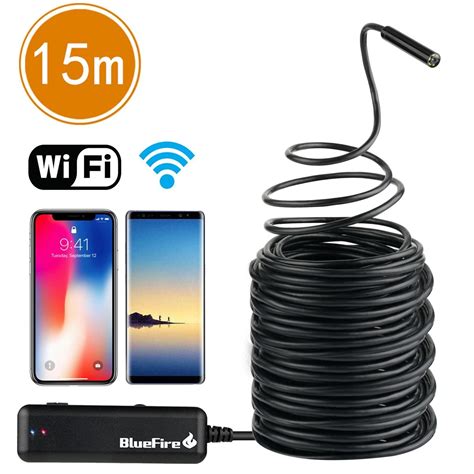 Bluefire Super Long Semirigid Flexible Wireless Endoscope Wifi