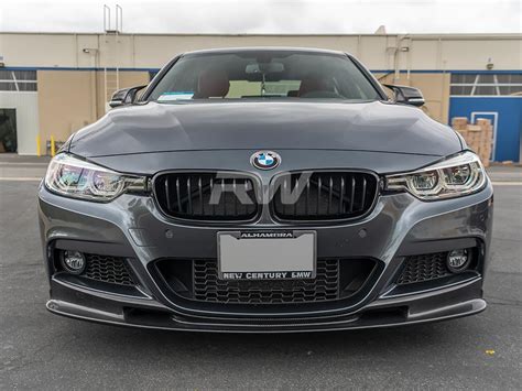 Bmw F30 F31 3d Style Carbon Fiber Front Lip Spoiler 328i 330i 335i 340i