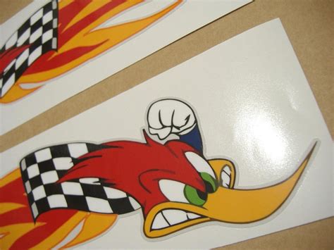 Honda Woody Woodpecker Rvt R Nicky Hayden Logo Decal Set Moto