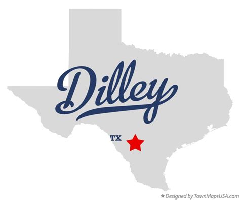 Map of Dilley, TX, Texas