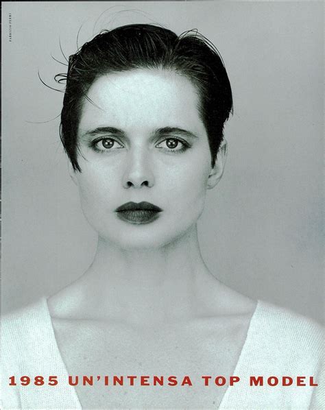 Isabella Rossellini La Sua Vita Dalla Lente Dellarchivio Di Vogue