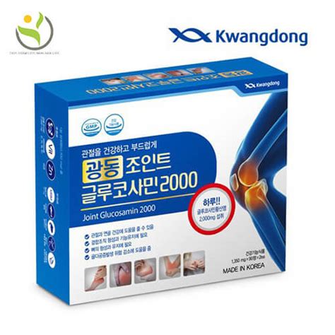 Thuốc Bổ Xương Khớp Glucosamin Kwangdong Hàn Quốc 2 Lọ X 90 Viên