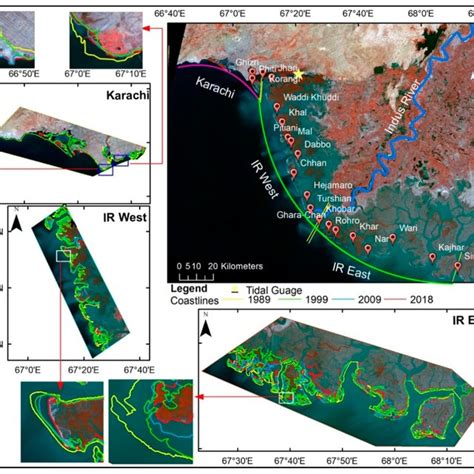 Coastlines Retrieved From Landsat Thematic Mapper TM And Operational