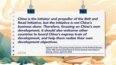 Xi Jinping S Key Quotes On Belt And Road Initiative Cgtn