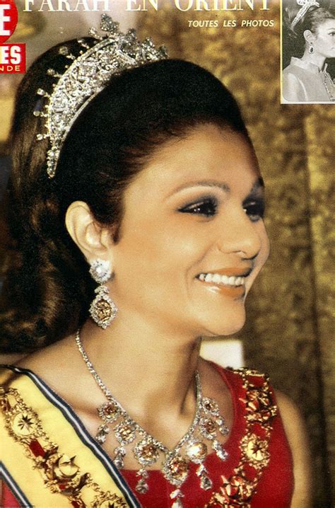 Farah Diba Smiling Farah Diba Royal Jewels Farah