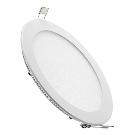 Plafón Led Embutir 24w Redondo Frío