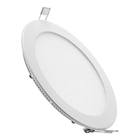 Plafón Led Embutir 12w Redondo Frío