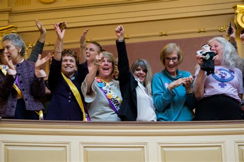 Cheers Erupt As Virginia Lawmakers Vote To Become Pivotal 38th State To