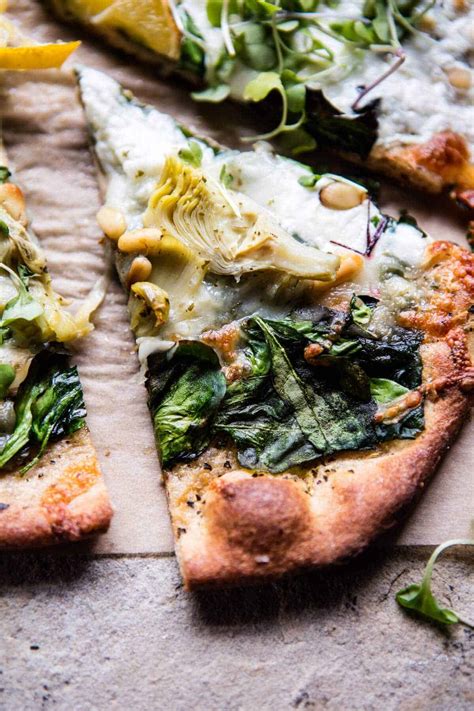 Whole Wheat Spinach And Artichoke Pizza Video Half Baked Harvest