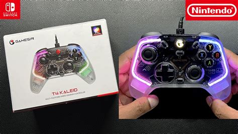 Best Wired RGB Transparent Gaming Controller GameSir T4 Kaleid YouTube