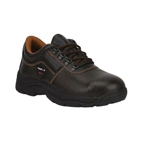 Buy Liberty Freedom Armour St Rubber Sole Steel Toe Low Ankle Barton Leather Brown Safety Shoes