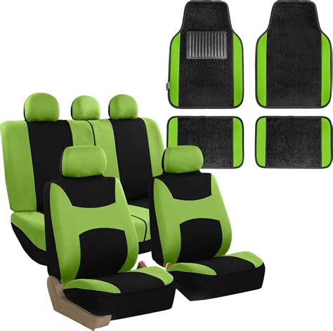 Fh Group Light And Breezy Cloth Seat Full Car Seat Covers Airbag And Split Ready With