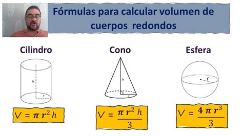 Volumen De Cilindro Y Cono YouTube