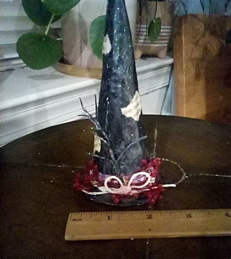 Witches Hat Paper Mache Witch Hathand Made Whimsical Witch - Etsy | Witch decor, Witch hat ...