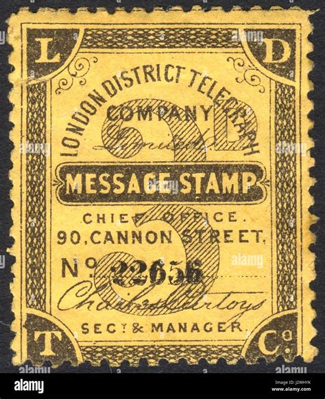 Telegraph Line Stamp Hi Res Stock Photography And Images Alamy