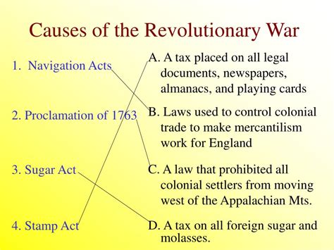 Ppt Causes Of The Revolutionary War Powerpoint Presentation Free Download Id2683040