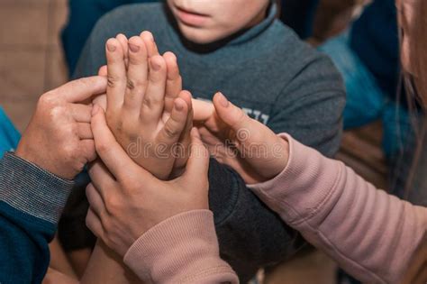 Comparing Hand Sizes Stock Photo Image Of Girl Park