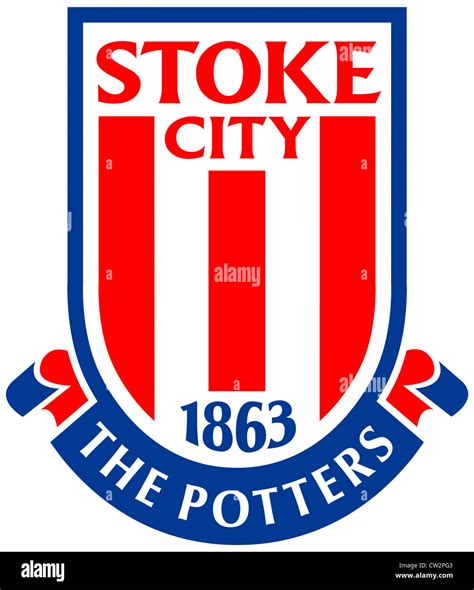 Logo Of English Football Team Stoke City Football Club Stock Photo