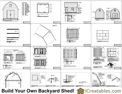 free 10x12 shed plans and materials list