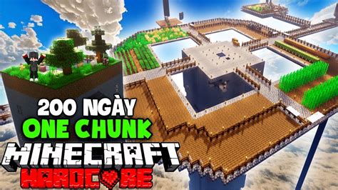 Kiramc Tóm Tắt 200 Ngày Minecraft Sinh Tồn Siêu Khó Trên 1 Chunk Duy