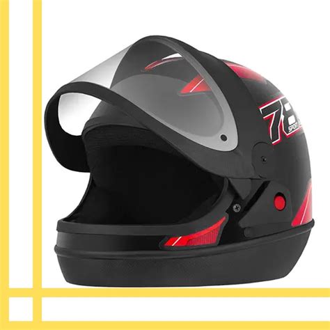 Capacete Sport Moto 788 Pro Tork Fechado Viseira automática Parece San