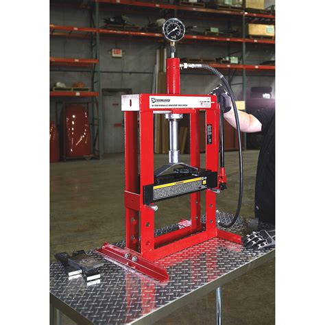 Strongway Benchtop Ton Hydraulic Shop Press With Gauge Northern