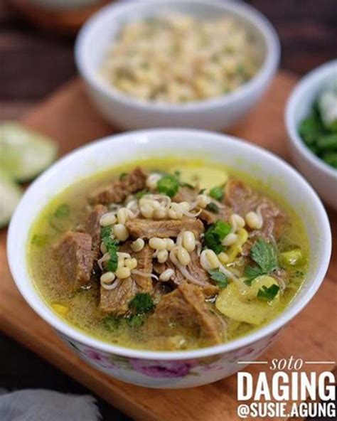 Resep Soto Daging Sapi Kuah Bening Gurih Rasa Spesial