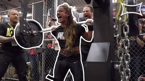 120lb Woman Squats 495lbs World Record YouTube