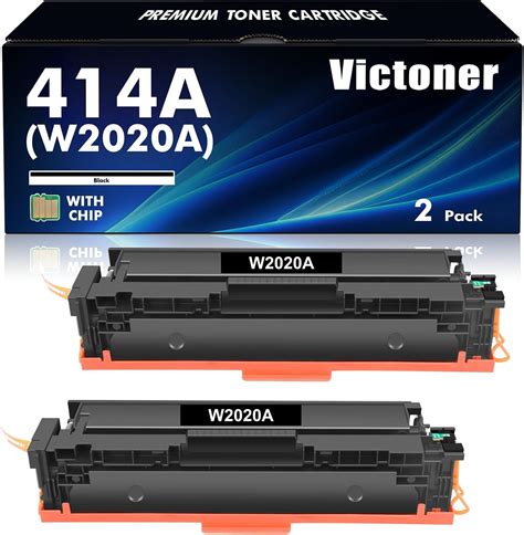 HP 414A / 414X Original Color LaserJet Toner Cartridge — Black, Dual-Pack Contract Box (2PK-CONTRACT) (W2020-BK-2PK-2PK-CONTRACT)