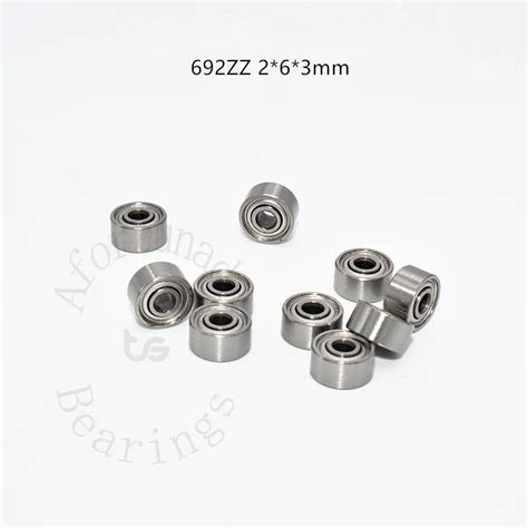 Miniature Bearing 692ZZ 10 Pieces 2 6 3 Mm Free Shipping Chrome Steel