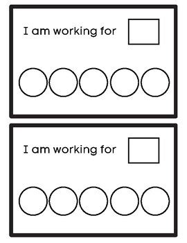 Smiley Face Token Board By Jana Loveless TPT