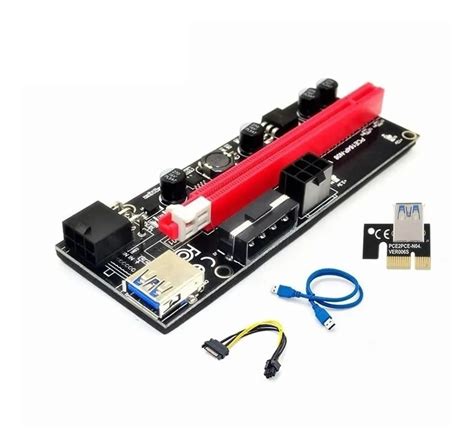 Cabo Riser 009s Pci e 16x 1x Usb 3 0 60cm Gpu Extensor Riser Frete grátis