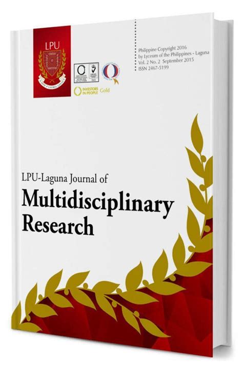 Journal Of Multidisciplinary Research Lyceum Of The Philippines Laguna