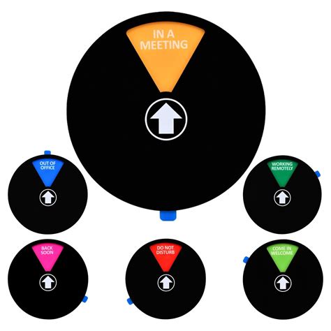 Privacy Sign for Offices, 5.9" Office Door Signs -Do Not Disturb,Out Of