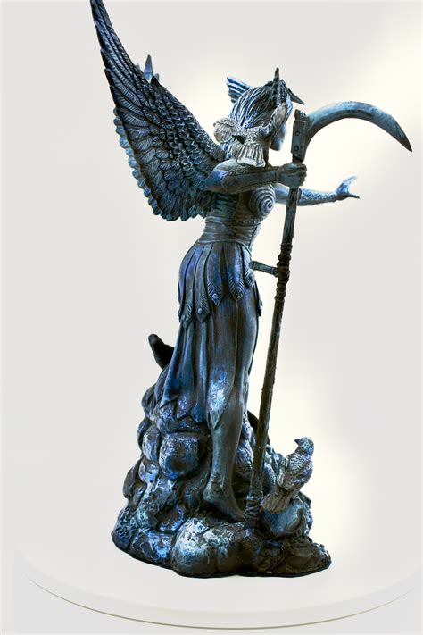 The Morrigan Hand Cast Statue Got Deity