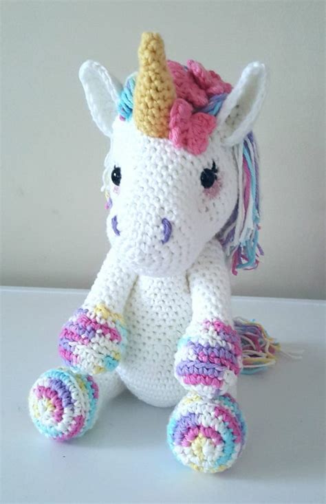 Amigurumi Rainbow Unicorn Crochet Free Pattern Amigurumi