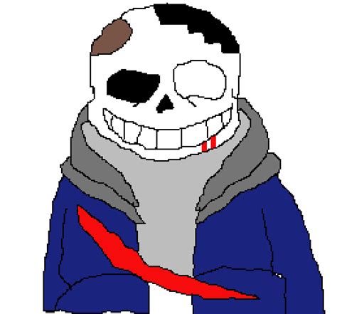 Pixilart Infected Sans By Insane Artist