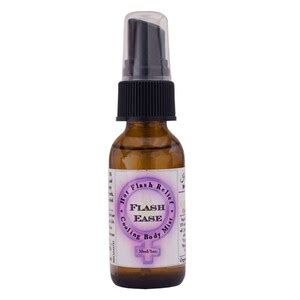 Flash Ease Hot Flash Spray Cooling Body Mist Night Sweats Menopausal Support Hot Flash