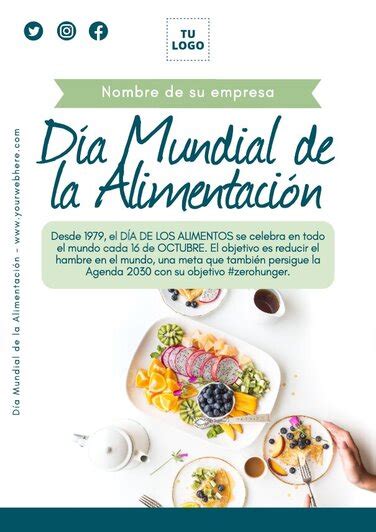 Crea Un Póster De Alimentación Saludable Gratis