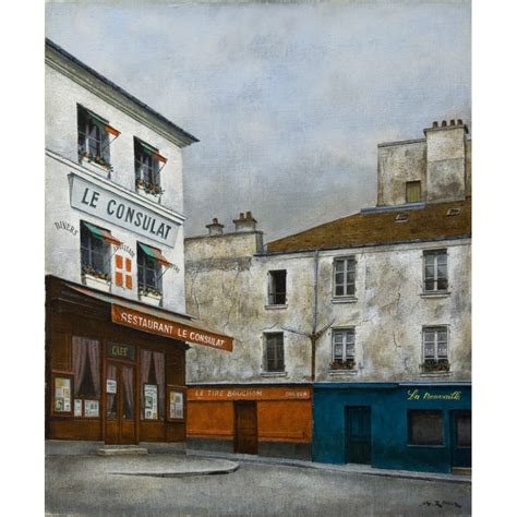 Le Consulat Rue Norvins Montmartre French Art Collection