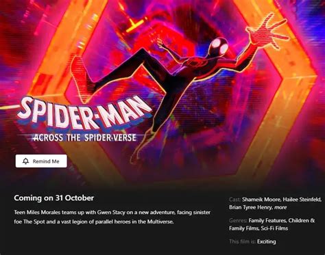 Netflix US Sets Halloween Release for 'Spider-Man: Across The Spider-Verse' - What's on Netflix