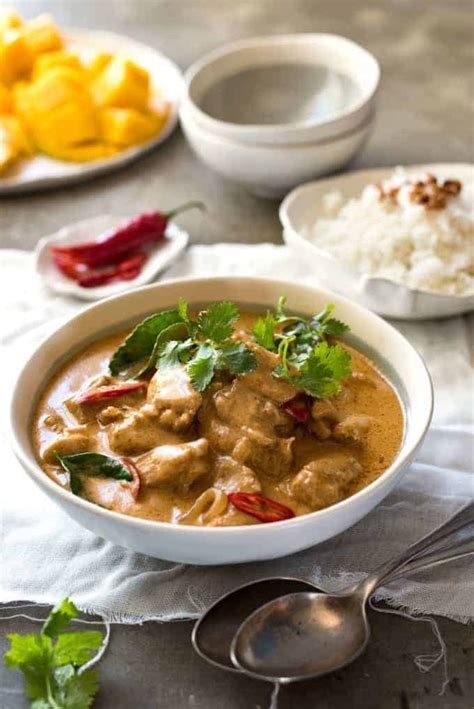 Thai Mango Chicken Curry Recipetin Eats