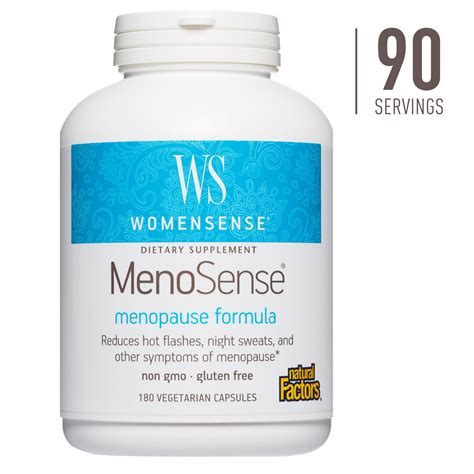 Buy WomenSense MenoSense by Natural Factors, Natural Supplement to Help ...
