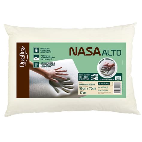 Travesseiro Nasa Alto Cm Viscoelastico Duoflex Leroy Merlin