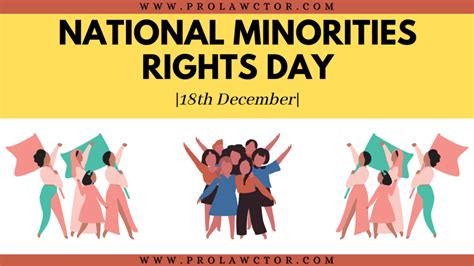 National Minority Day 18 December Understanding Minority Rights